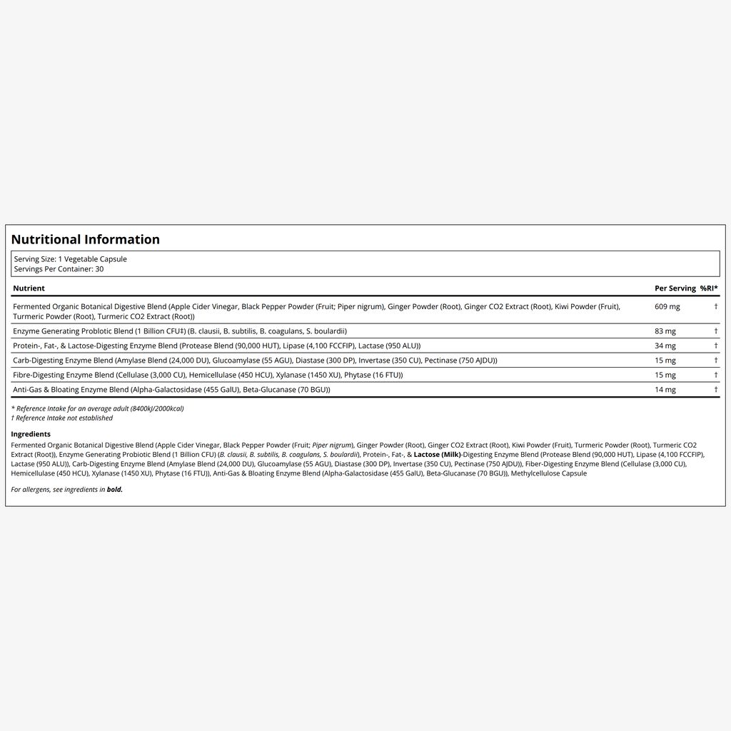 Fermented Digestive Enzymes+ Capsules - Image 2