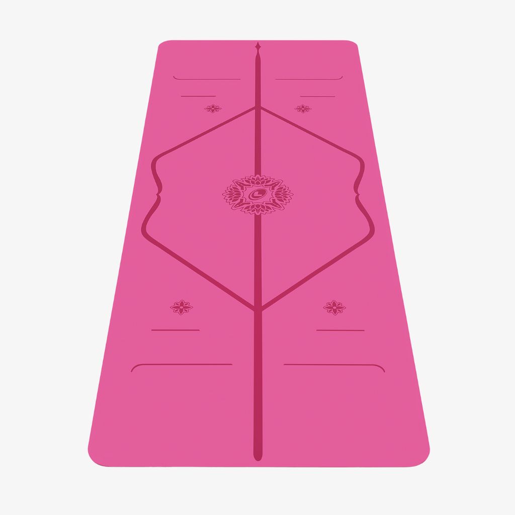 Liforme Expressions Travel Yoga Mat - Gratitude Pink - Image 1