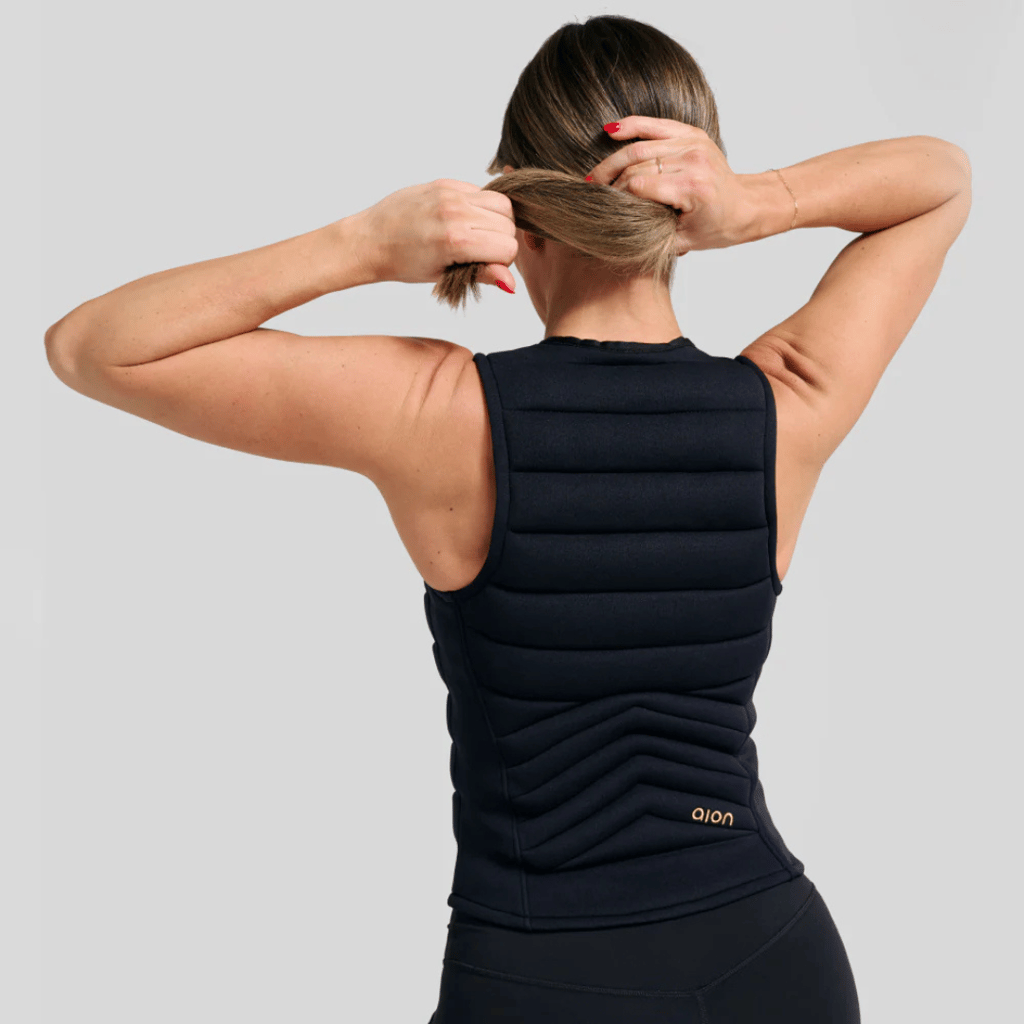 Women's Workout Vest: Black - Image 4