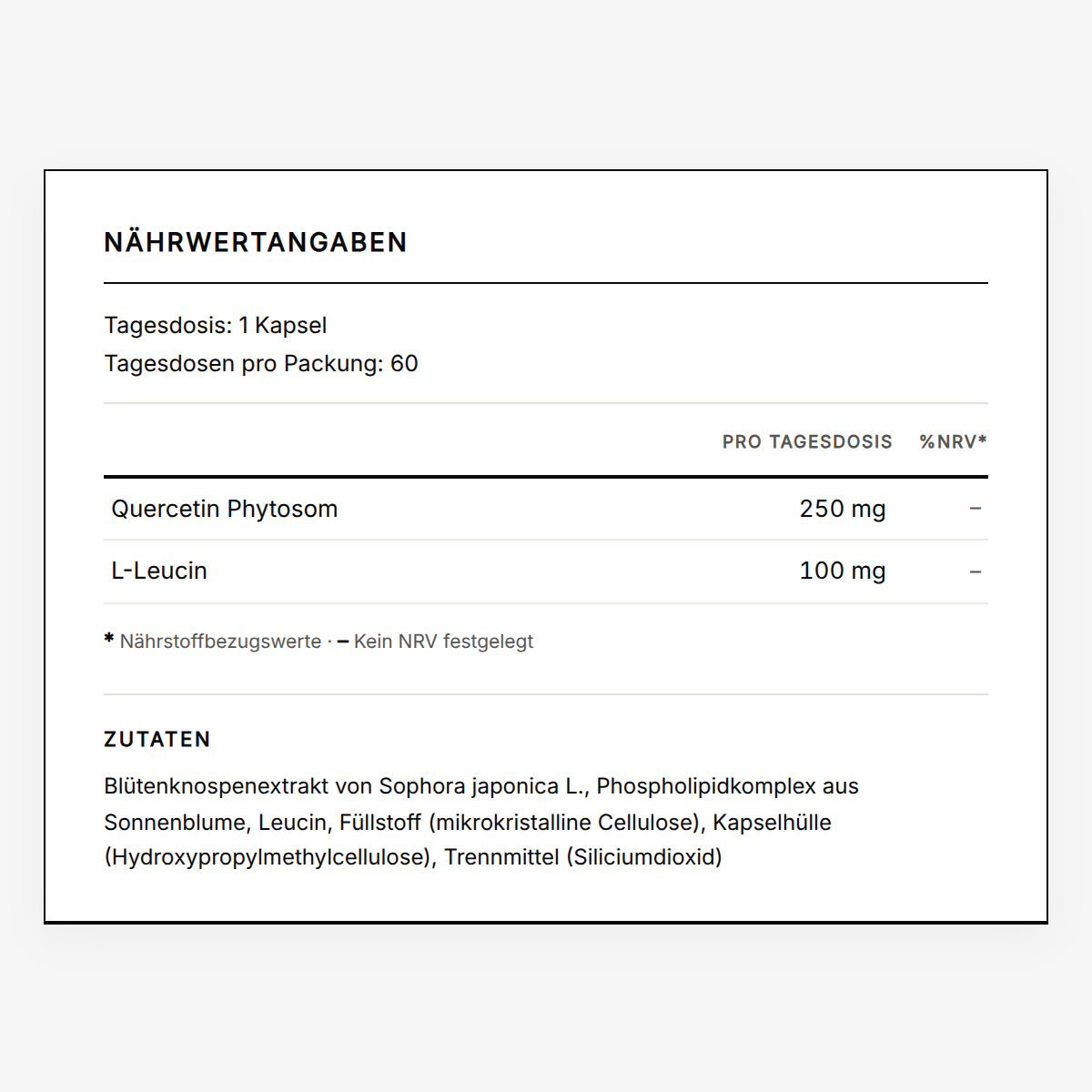 Quercetin Phytosome